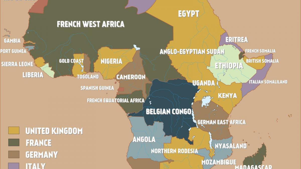 Mapi britanskih Kamerun