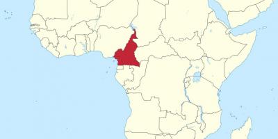 Karta za Kamerun africi